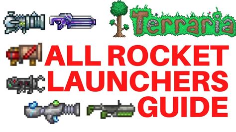 terraria rocket launcher|ALL Rocket Launchers Guide! (Terraria) .